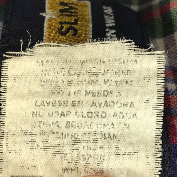 Panhandle Slim Plaid Button Up Shirt Men's XL Short Sleeve 100% Cotton Western - Picture 10 of 10